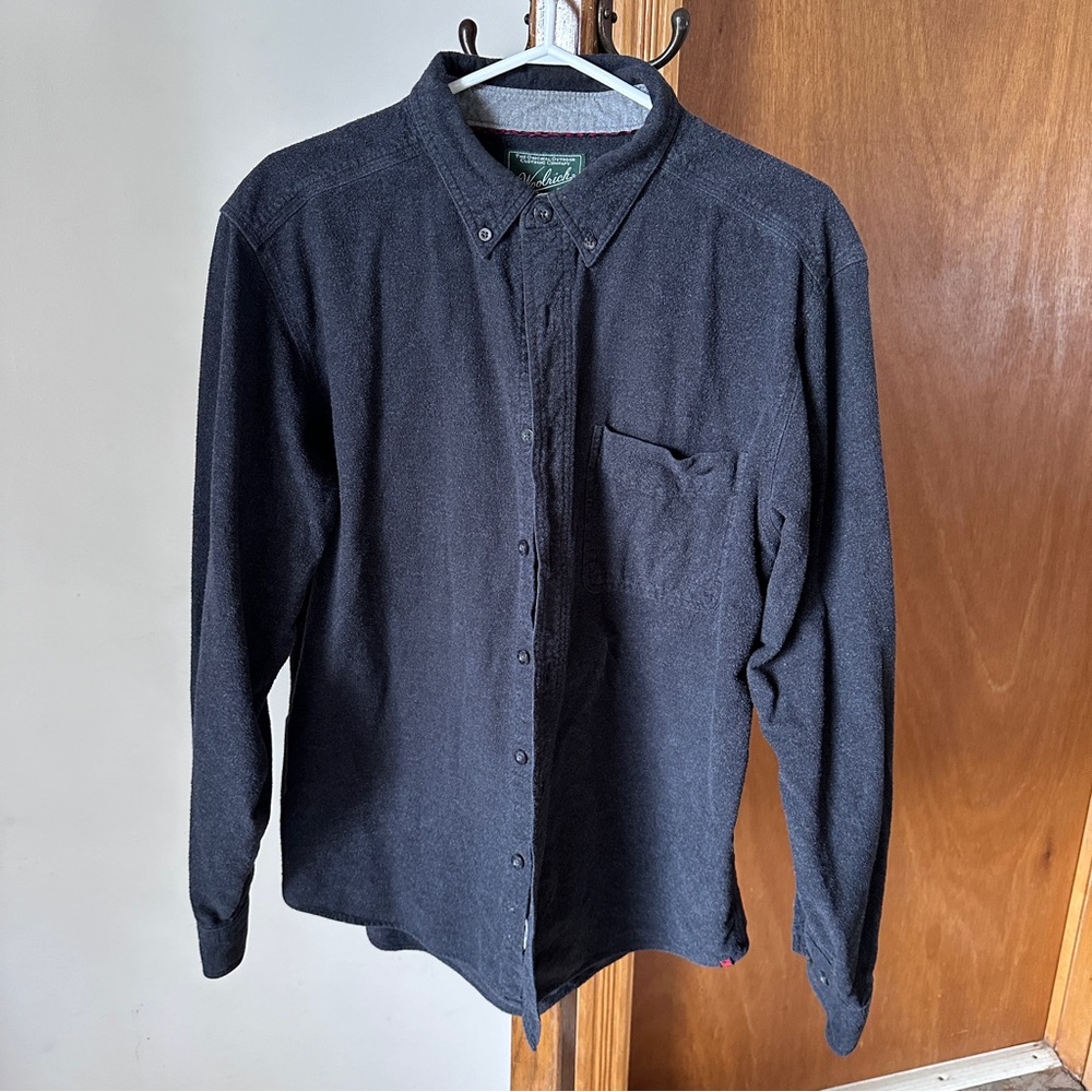 Woolrich Onyx Heather Button-Up Shirt